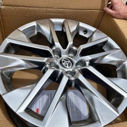 2026 LIKE NEW OEM  TOYOTA SET OF 4 19" WHEELS FOR ANY RAV4 CAMRY AVALON HIGHLANDER SIENNA COROLLA CROSS CHR OR TACOMA OR ANY TOYOTA WITH 5LUGS 5X114