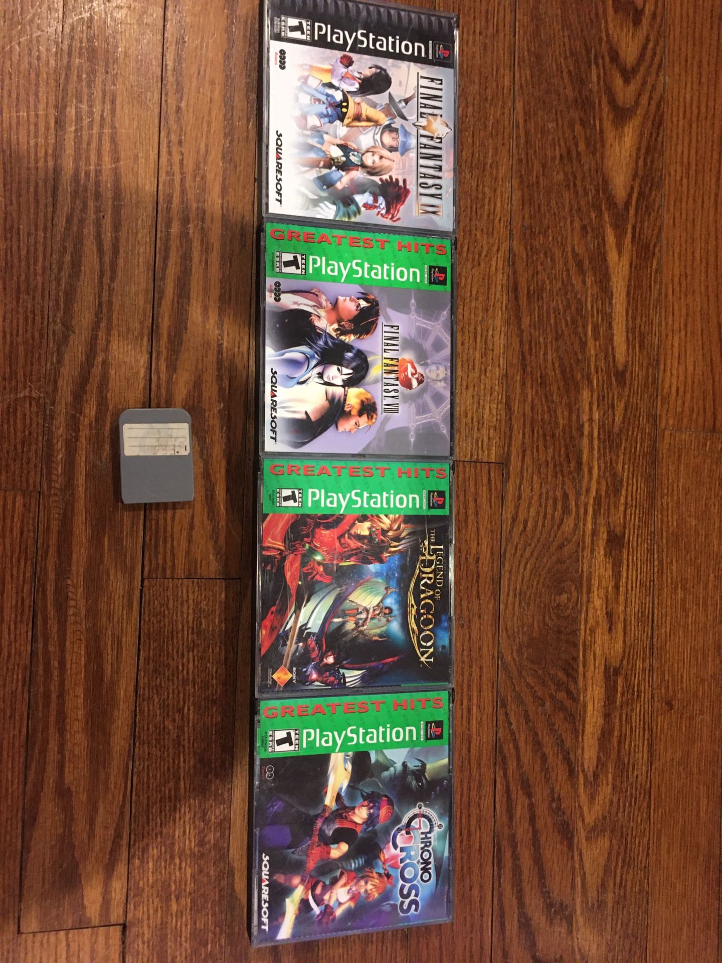PlayStation 1 games with memory card