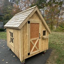 Chicken Coop W/ Cedar Shingles