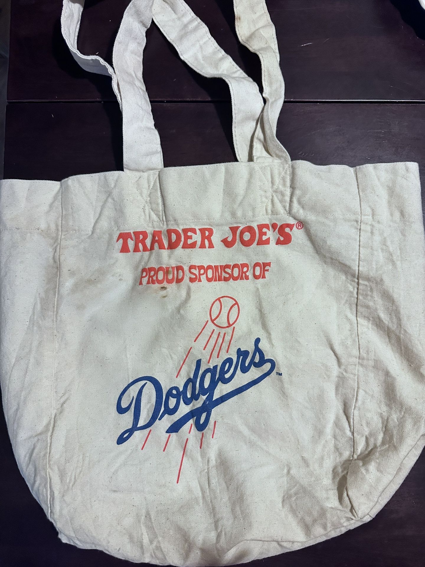 Rare 2007 Trader Joe’s Dodgers Tote Bag – Early LA Store Exclusive Promo – Vintage MLB