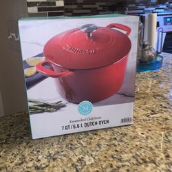 Martha Stewart Enameled Cast Iron Dutch Oven