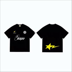 BAPE A Bathing Ape Black Graphic T-Shirt
