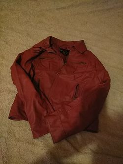 Burgundy jacket