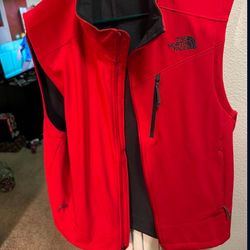 North face Large Red Vest Jacket 