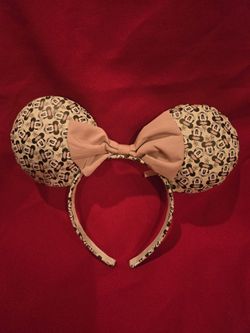 New Disney Minnie Mouse Ears Headband Pink Bow