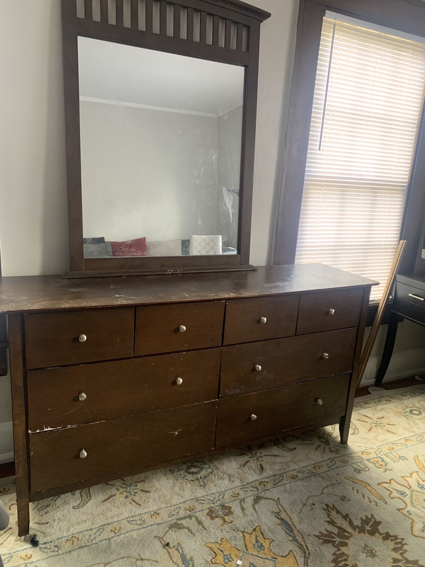 Dresser And Mirror