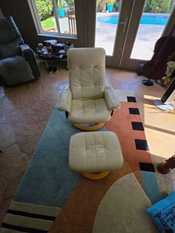 Recliner with ottoman