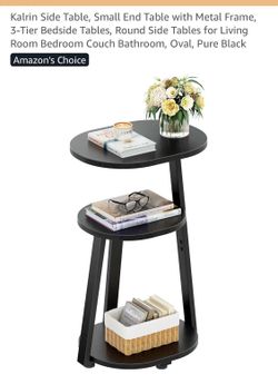 KALRIN new side table W metal frame