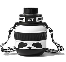 BOTTLE JOY Stainless-Steel Water Bottle: Kids Water Bottle, Leakproof Lid, Perfect Sip, Double Insulated, Eco-Friendly, Dishwasher Safe & Stylish Stra