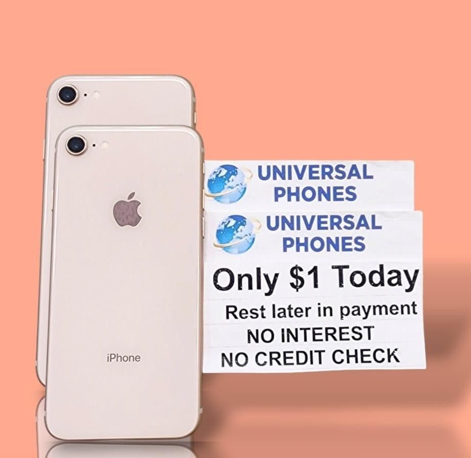 In Box Apple IPhone 8 64gb Unlocked Like New Condition No Defects.
$1 Down NO CREDIT CHECK FINANCING