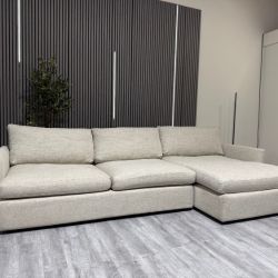 Crate and Barrel Lounge 2 Piece Sectional Sofa