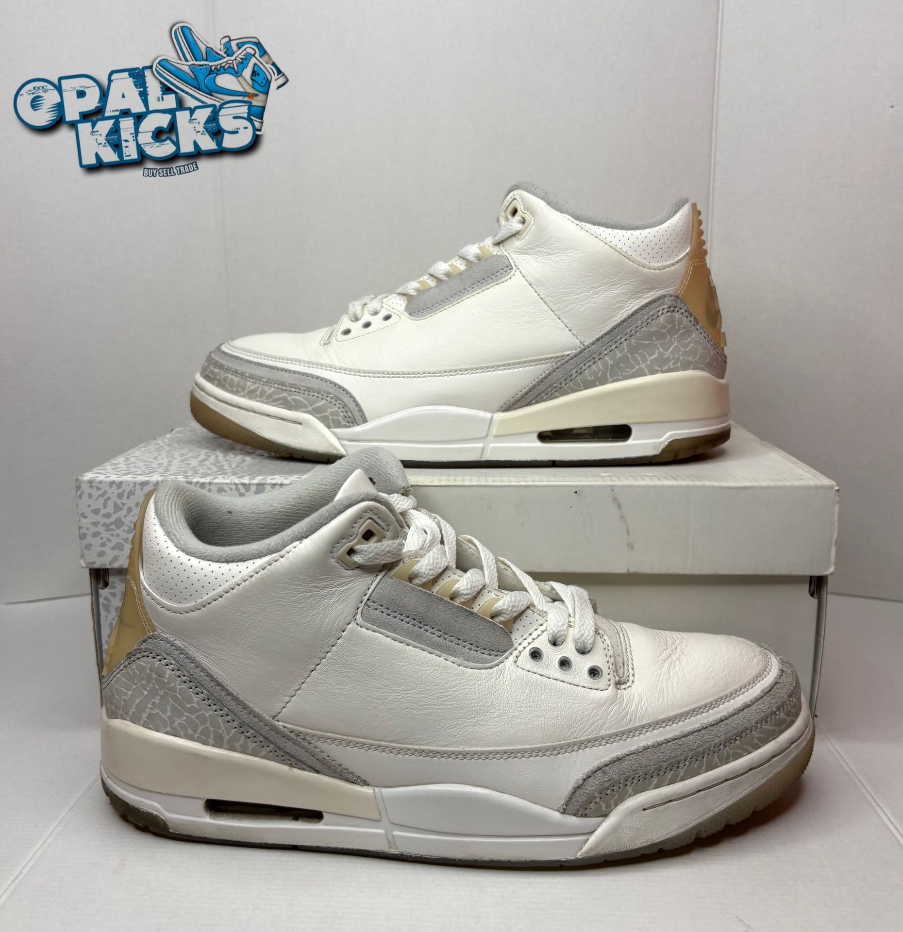 Size 9.5M - Jordan 3 “Craft Ivory”