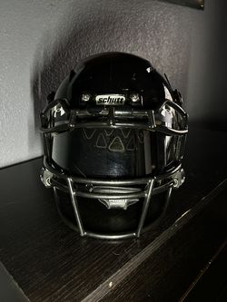 Schutt football helmet with Under Armour tinted visor