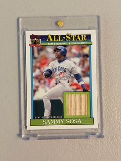 Sammy Sosa Game used bat Topps 75th
