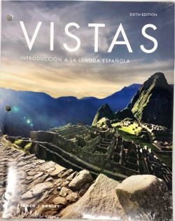 Vistas Spanish Textbook - 6th Edition