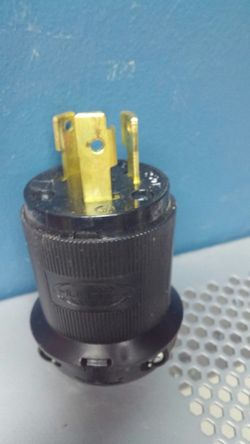 Hubbell HBL2621EBK 30A 250V plug
