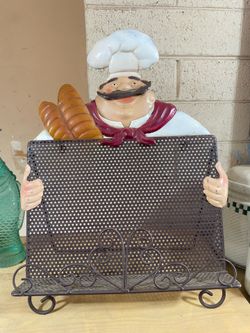 Fat Chef Metal Cookbook Holder
