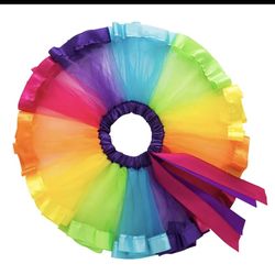 New Girls Tutu Rainbow 🌈 Color Size - 12 -24 Months Old  Birthdays Or Costume