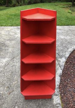 Red Corner Shelf