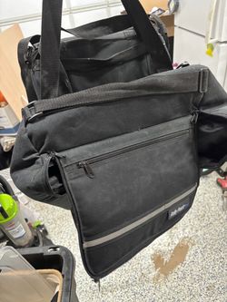 RallyPack Black Bicycle Pannier Bag