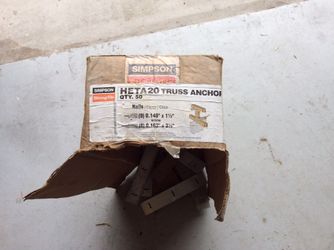 HETA 20   TRUSS   ANCHOR  AND  STRONG   TIE