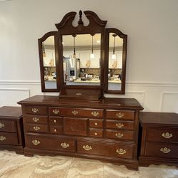 Two Bassett Dressers & Two Night Stands