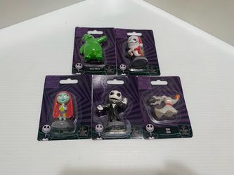 Nightmare Before Christmas 5 figures Halloween display decorations Disney
