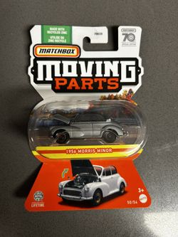 Matchbox  1956 Morris Minor Convertible  in Platinum