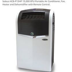 SOLEUSair AC Portable Air Conditioner w/Heater