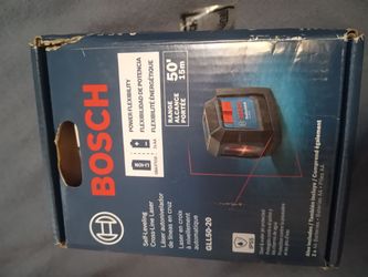 Bosch self leveling cross line laser