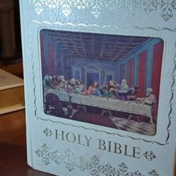 Books Big Antique Full Color Illustrations 1976 Bible House The Holy Bible King James