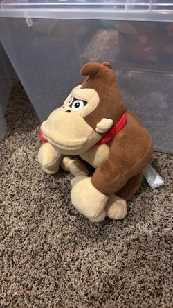 11” Super Mario Brothers Donkey Kong Stuffed Animal