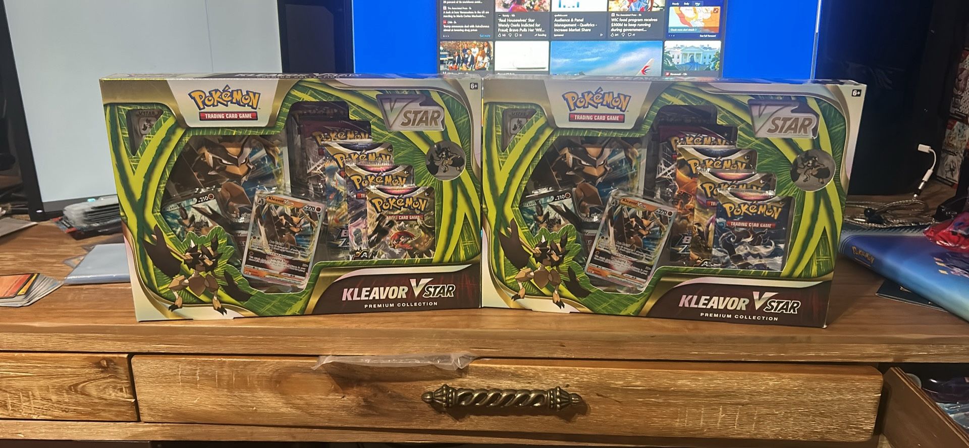Kleavor V Star Box Lot Of 2 Pokemon 
