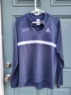 Nike Dri-fit Academy 21 Drill Top Men's L Navy 1/4  Zip Embroidered Knight Crest