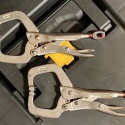 Lot Of 2 Milwaukee 6” Locking C Clamp