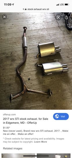 Subaru wrx sti exhaust