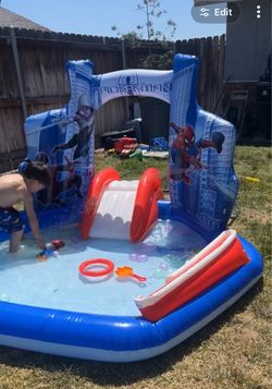 Spider man water slide