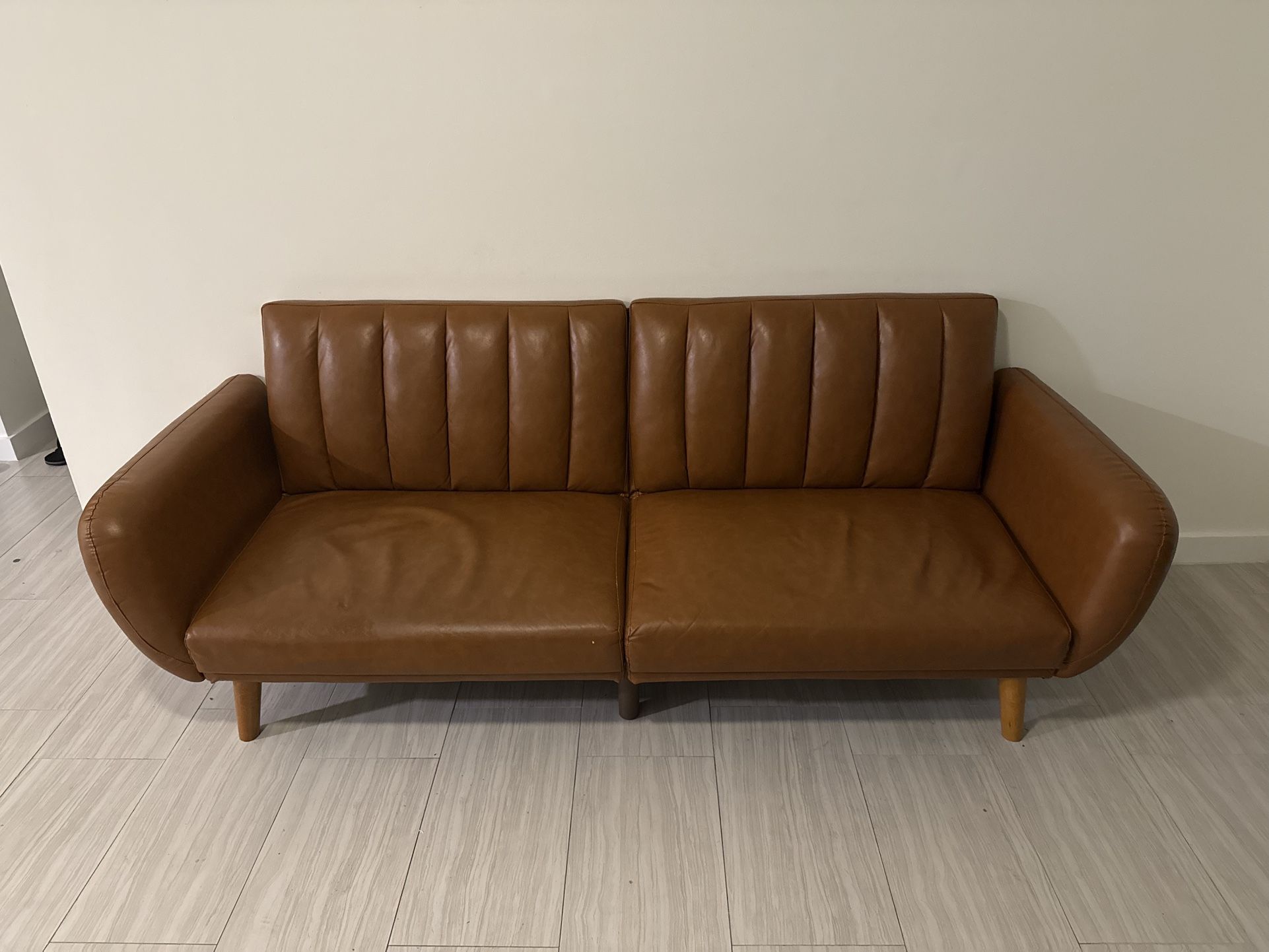 86 Inch Convertible Couch Lounger Futon Sofa & Bed