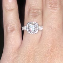 Princess Cut  Engagement Ring 