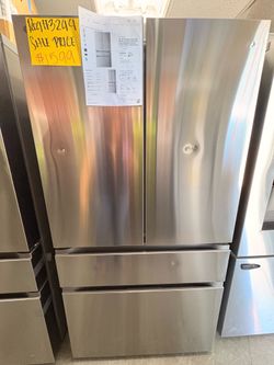 29.6cu ft refrigerator with warranty