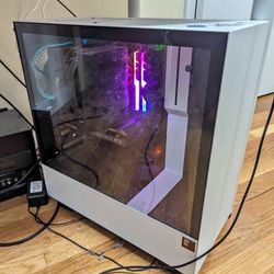 Gaming PC With Monitor