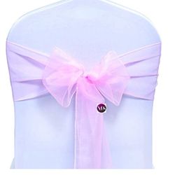 Chair Bow Tie Ribbon 🎀 Set Of 10 Each Have 80 Total 