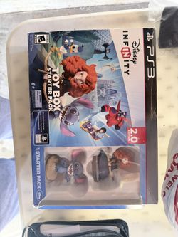 Disney Infinity 2.0 Toy Box Starter Pack PS3 – With Figures – Complete