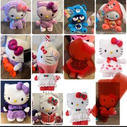 Hello Kitty Valentine 💌 Day Greeter  & Other Special Edition  Plushies 