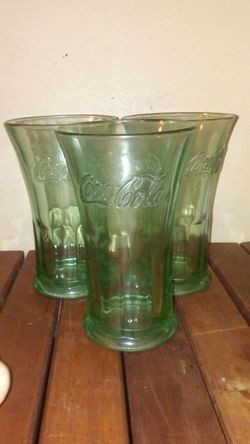 Coca cola glasses.