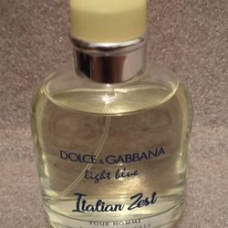 Dolce & Gabbana Light Blue Italian Zest Pour Homme Men Eau De Toilette EDT 4.2 oz 125 ml Fragrance Spray Men Cologne Perfume