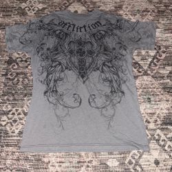 Gray Affliction tee shirt