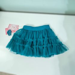 Turquoise Skirt For Girls