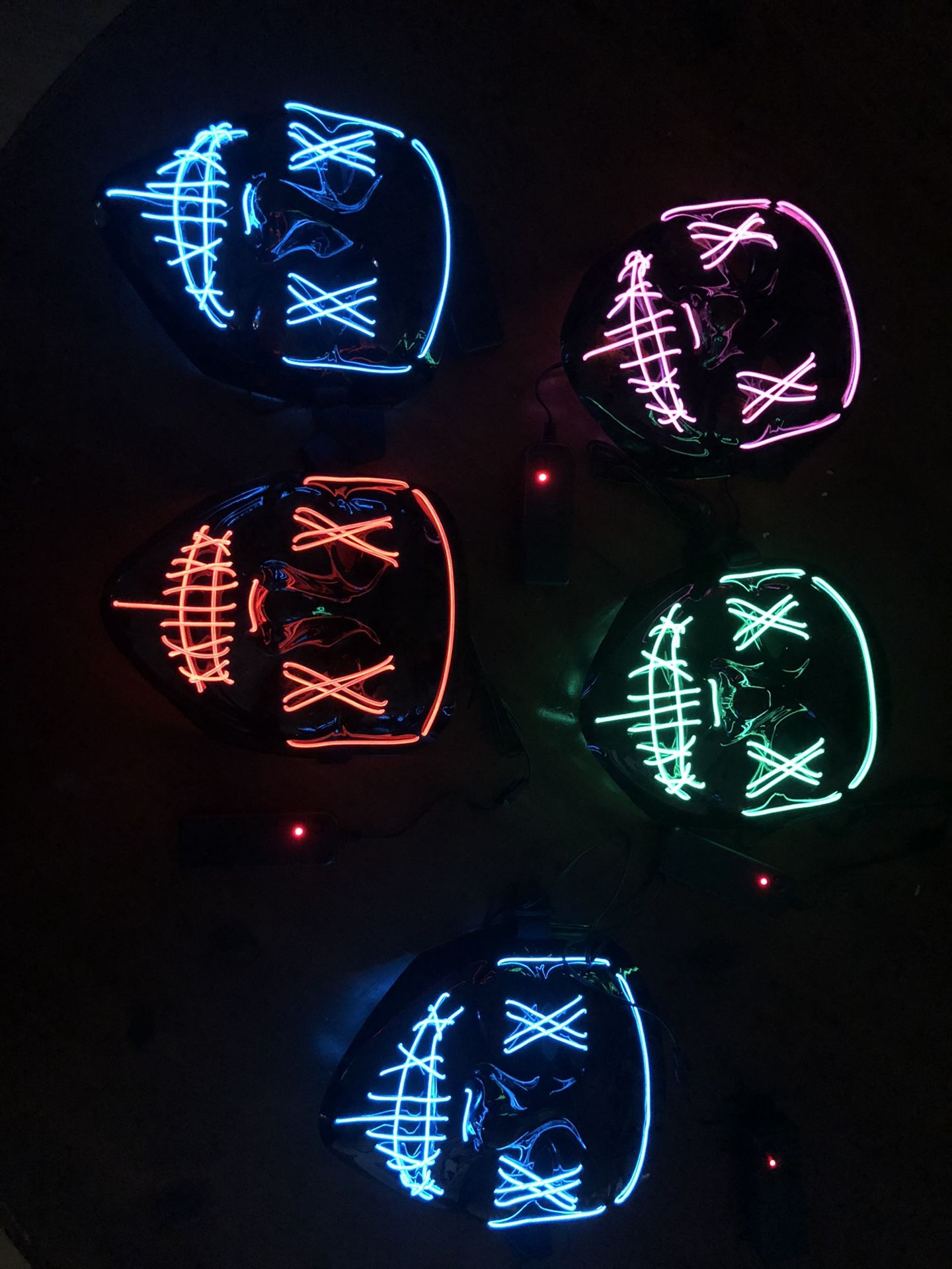 New Purge Light Up Mask Batteries Not Included $15 Each 