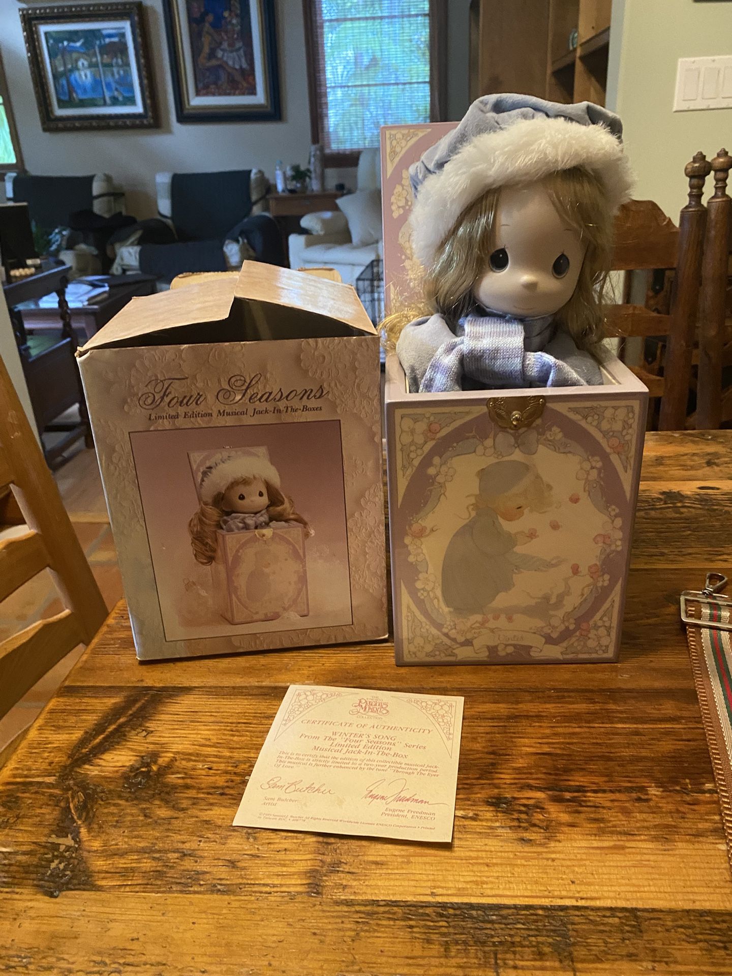 Precious Moments Winter Song Limited Edition